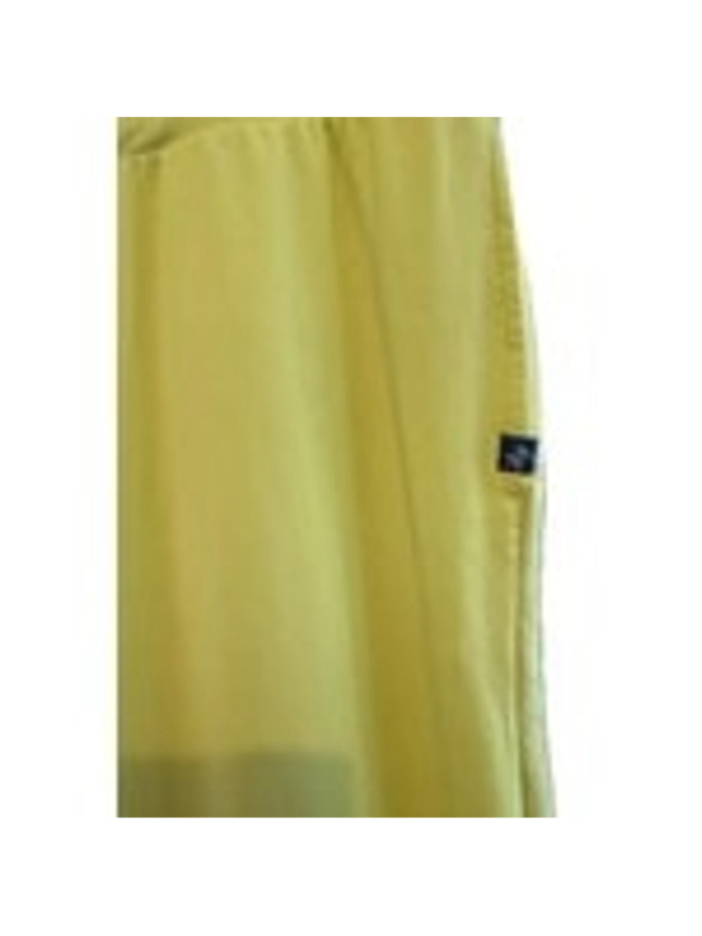 Women's Lug Yellow Scoop Top Short Sleeve Tee XS with Blue Trim - Picture 6 of 16